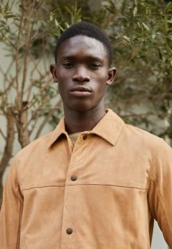 Rag & Bone OWEN JACKET - Leather Jacket - Tan -rag & bone Shop e1e06cdedd2d46dfbfb5e2a03e43c964