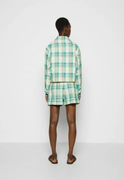 Rag & Bone JESSIE PLAID SHIRT JACKET BLACK LABEL - Summer Jacket - Green -rag & bone Shop e209c99c96f54e109a0a3f4dc1c0d499