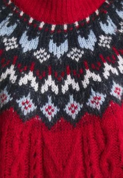 Rag & Bone WILLOW FAIRISLE CREW BLACK LABEL - Jumper - Redmult 6 Rag & Bone WILLOW FAIRISLE CREW BLACK LABEL - Jumper - Redmult -rag & bone Shop e27daf8aa14644df9e5554335e2d5b1a