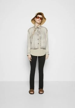 Rag & Bone CHARLIE LIQUID CROPPED LABEL - Blouse - Blackblch -rag & bone Shop e49a37853063469dbc8369ca97da67a3