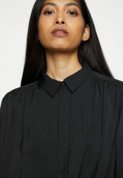 Rag & Bone BAILEY SMOCKED DRESS - Day Dress - Black -rag & bone Shop e5cde832066442eb94838459fe54fb03