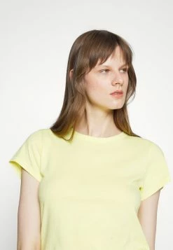 Rag & Bone GARMENT DYE TEE - Basic T-shirt - Bright Yellow -rag & bone Shop e8d46ef5288447e695d90c360f03994a
