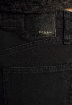 Rag & Bone NINA HIGH RISE ANKLE CIGARETTE - Relaxed Fit Jeans - Black -rag & bone Shop ea82f669f60f4fcda4cad7aefaefe4c9