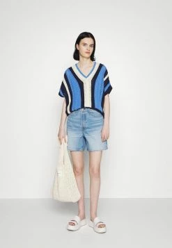 Rag & Bone JOLIE SLEEVELESS - Print T-shirt - Blue 1 Rag & Bone JOLIE SLEEVELESS - Print T-shirt - Blue -rag & bone Shop eb08c280da234021b07b89df707b2489