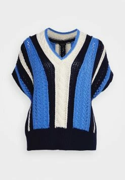 Rag & Bone JOLIE SLEEVELESS - Print T-shirt - Blue 6 Rag & Bone JOLIE SLEEVELESS - Print T-shirt - Blue -rag & bone Shop ecbb0bf9db6f4a1c9d147f8d188a711f