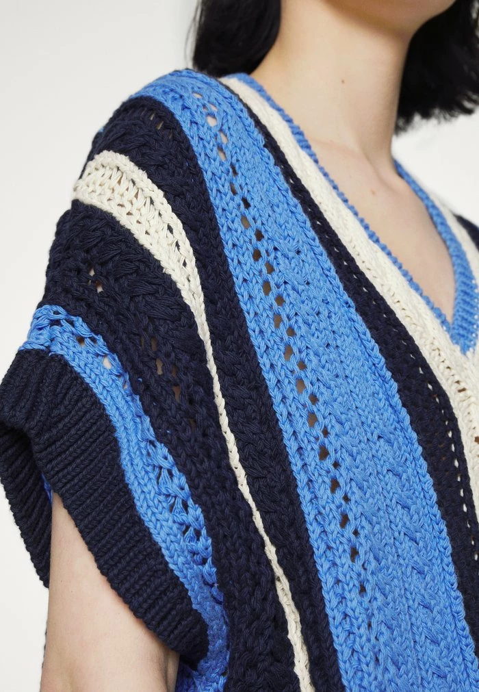 JOLIE SLEEVELESS - Print T-shirt - blue Rag & Bone JOLIE SLEEVELESS - Print T-shirt - Blue -rag & bone Shop ee59564cc44b4881990e54a0b436e5ad