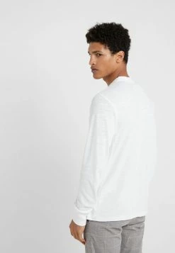 Rag & Bone CLASSIC HENLEY - Long Sleeved Top - White -rag & bone Shop f49f08214e83466c913b63fbfb496c36