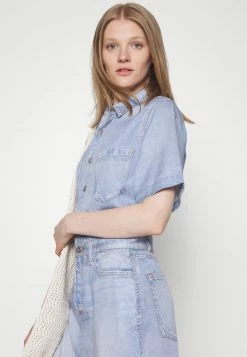 Rag & Bone LIQUID MIRAMAR DRESS - Day Dress - Blue Denim -rag & bone Shop f6a9e62e347e4436a405e6995966dd47