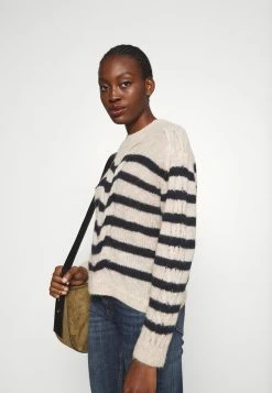 Rag & Bone MIA STRIPED CABLE - Jumper - Wheat -rag & bone Shop f9529bbe4e25495d8e10ce2c7c920fa9