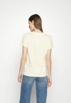 Rag & Bone THE SLUB VEE - Basic T-shirt - Yellow Sunrise -rag & bone Shop f9891d43a396482ea372b4d96ce44d50