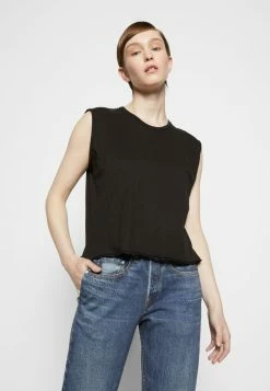 Rag & Bone THE GAIA MUSCLE TANK LABEL - Top - Black -rag & bone Shop fa55cf5db5de4fc5aaccff8a3fdeeff3