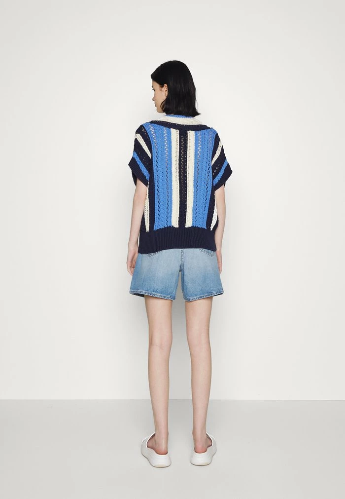 JOLIE SLEEVELESS - Print T-shirt - blue Rag & Bone JOLIE SLEEVELESS - Print T-shirt - Blue -rag & bone Shop fb20985dcbaa41579f2f6cf41c44a6ad