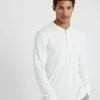 Rag & Bone CLASSIC HENLEY - Long Sleeved Top - White